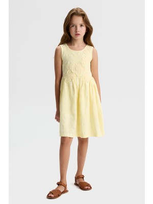 Ugly Duck Nk 8-14 Yaş Arası Helin Elbise - Sarı