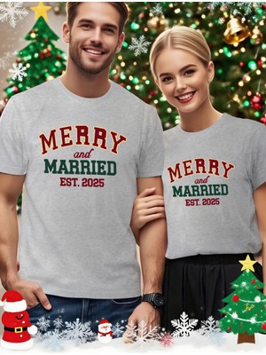 Mercoledi Çift Kombini 1 Adet Erkek Modeli Sevgililer Günü Baskılı Rahat Kalıp T-Shirt