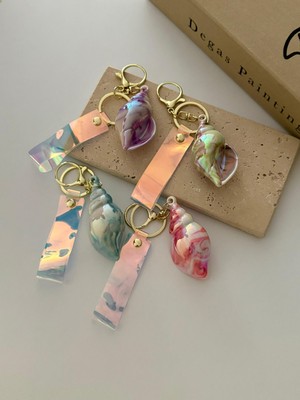 DNC Deniz Kabuklu Anahtarlık – Iridesan Bag Charm Çanta Süsü