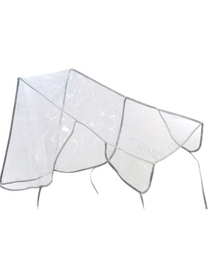 Çetiner Group® Bebek Arabası Puset Şeffaf Yağmurluk Rüzgar Engelleyici Muşamba