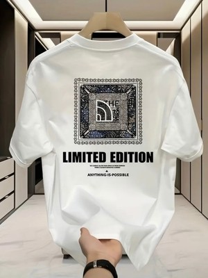 Mercoledi Lımıted Edıtıon Baskılı Oversize Bisiklet Yaka T-Shirt