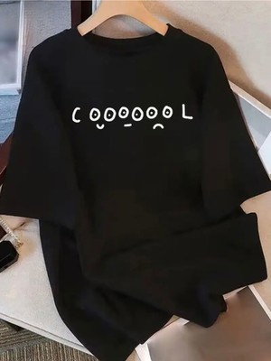 Mercoledi Cool Baskılı Oversize Unısex Kadın/erkek Bisiklet Yaka T-Shirt