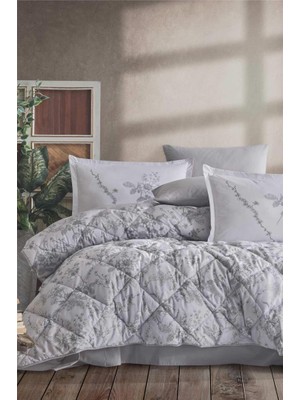 Zemira Çift Kişilik Ranforce Uyku Seti Messina V1 Gri