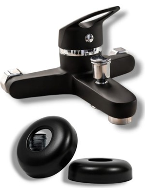 Siyah Krom Mix Banyo Bataryası