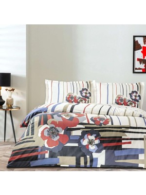 Zemira Çift Kişilik Saten Nev Takımı Vanessa Kırmızı