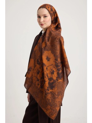 Maisa Gülruh Floş Viskon Şal Taba 70*190 cm