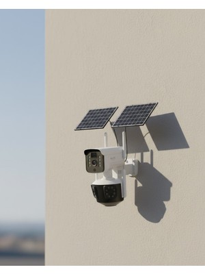 Solar Enerjili 4g Kablosuz Güvenlik Kamerası 12000MAH Bataryalı