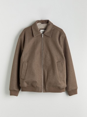 Lc Waikiki Yeni Sezon Standart Kalıp Gömlek Yaka Erkek Mont