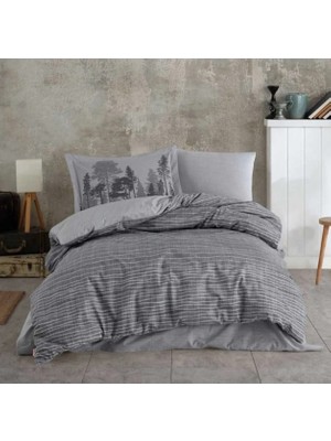 Zemira Çift Kişilik Poplin Nev Tully Gri