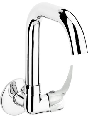 Yms Daphne Ticaret Elmina / Kca Mix Tekli Duvardan Köşe Borulu Lavabo Bataryası