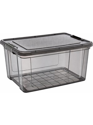 Loremp 55 Lt Saklama Kutusu 1 Adet Kilitli Tekerlekli Depolama Düzenleyici