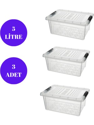Loremp 5 Litre 3 Adet Saklama Kutusu