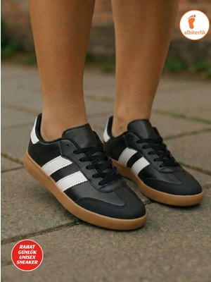 Albishoes Kadın Erkek Sneaker Ayakkabı Günlük Okul Unisex Sneaker Spor Ayakkabı Bağcıklı Rahat Taban