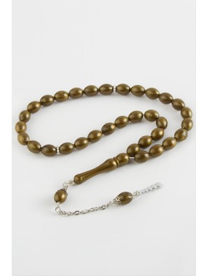 Esranın Dünyası Zeytin Şekilli Plastik Tesbih 8*11 mm RSBİJ34-ESRDNS