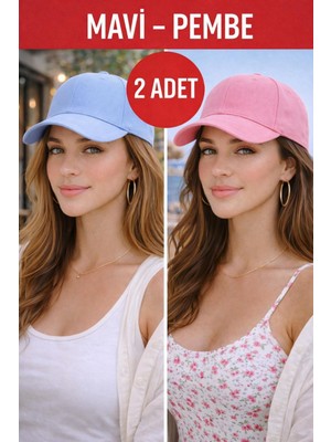 Wearflawless Unisex Pamuklu Düz Şapka, Ayarlanabilir Beyzbol Şapka, Günlük Spor Şapka