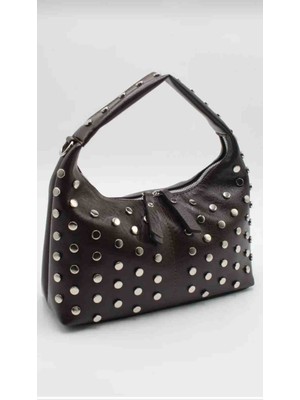 Themoiss Trok Detaylı Ayarlanabilir Kahverengi El ve Omuz Çantasi