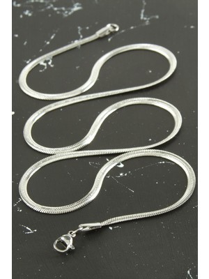 Esranın Dünyası Ince Italyan Zincir Çelik Kolye 45 cm RSBİJ34-ESRDNS