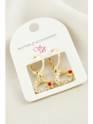 Esranın Dünyası Ay Yıldız Taşlı Küpe RSBİJ34-ESRDNS