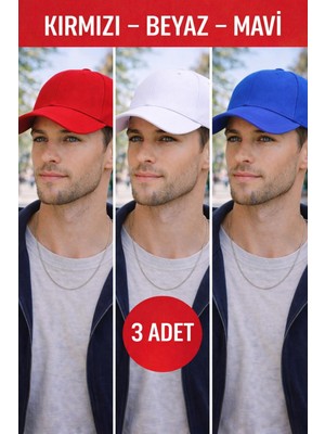 Wearflawless Unisex Pamuklu Düz Şapka, Ayarlanabilir Beyzbol Şapka, Günlük Spor Şapka