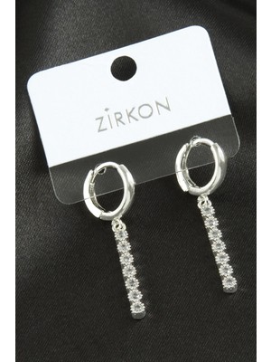 Esranın Dünyası Çubuk Zirkon Taşlı Küpe RSBİJ34-ESRDNS