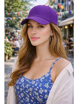 Wearflawless Unisex Pamuklu Düz Şapka, Ayarlanabilir Beyzbol Şapka, Günlük Spor Şapka