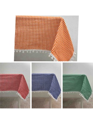 Ayzen Home Zefir Kumas Pitikare Masa Ortüsü, Piknik Örtüsü, Sofra Bezi