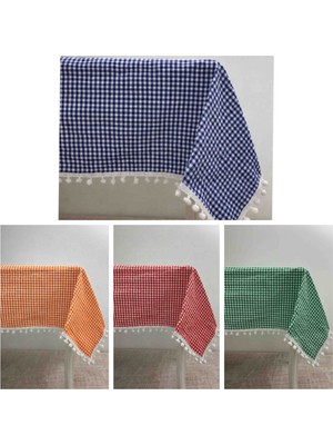 Ayzen Home Zefir Kumas Pitikare Masa Ortüsü, Piknik Örtüsü, Sofra Bezi