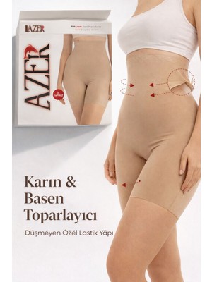 Qulat Paçalı Lazer Kesim Yüksek Bel Toparlayıcı Korse – Karın Basen Sıkılaştırıcı, Iz Yapmaz