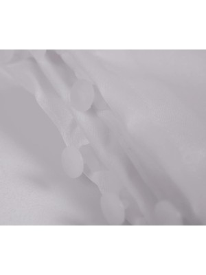 Taç Saten Güneşlik Perde 1.sınıf Kalite Beyaz Güneşlik