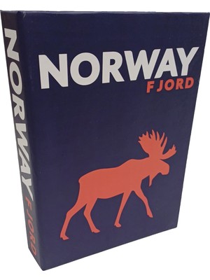 Biseystore 2025-677 Norway Fjord Dekorarif Kitap Kutusu