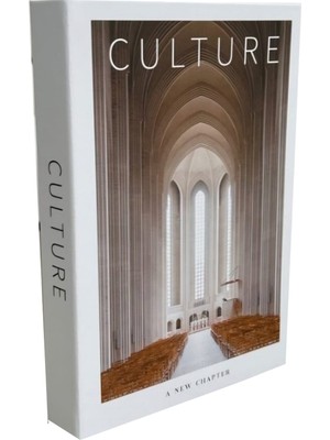 Biseystore 2025-704 Culture Dekoratif Kitap Kutusu