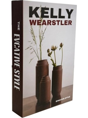 Biseystore 2025-695 Kelly Wearstler Dekoratif Kitap Kutusu