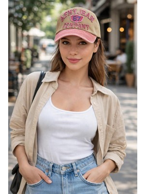 Wearflawless Trend Vintage Yıkamalı Unisex Şapka, Eskitme Şapka, Baseball Günlük Nakış Detaylı Şapka