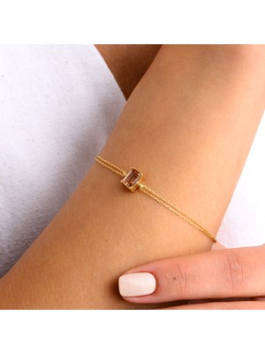 Mold Jewel Baget Zultanit Bileklik (925 Gümüş)