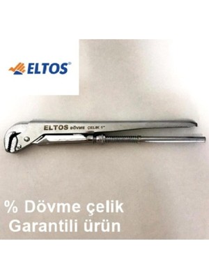 Özgürce Maşalı Boru Anahtarı 1" Çelik Kromlu Güçlü ve Dayanıklı