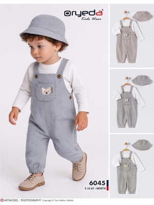 Gültekin Bebe Oryeda Oyuncaklı Şapkalı Slopet 9-24 AYLIK-439265280 - Haki Yeşil