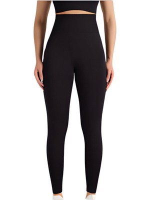 Çamaşır Kenti Dikişsiz Düz Tayt  Kadın AK4251