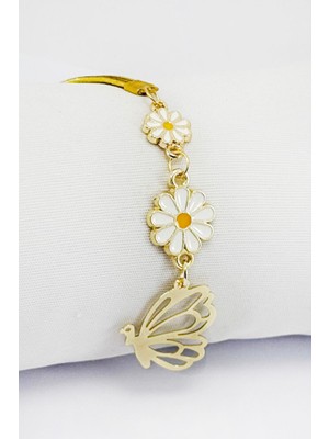 Biuti Papatyalı Kelebek Araba Dikiz Ayna Süsü, Yeni Araba Hediyesi