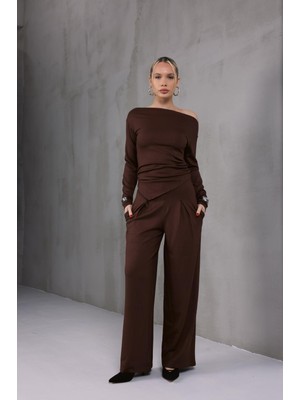 ME & ME Kahverengi Premium Alt Üst Takım