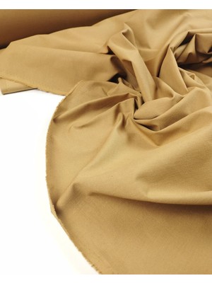 Kumaş Parça Açık Kahve Renkte Keten Viskon Kumaş En: 140 cm