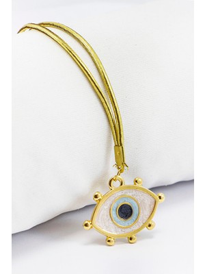 Biuti Sedefli Göz Figürlü Nazar Araba Dikiz Ayna Süsü,