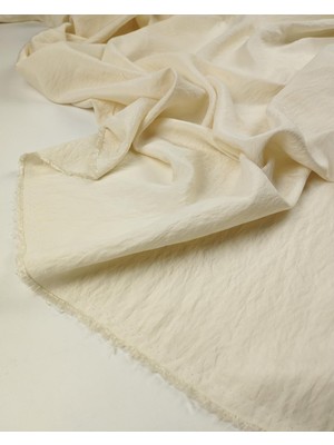 Kumaş Parça Krem Renkte Aerobin Kumaş En: 140 cm