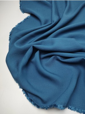 Kumaş Parça Mavi Renkte %100 Pamuk Kumaş En: 140 cm