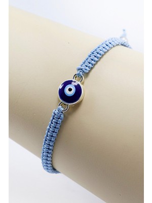 Biuti Bebe Mavisi Nazar Boncuklu Asansörlü Bileklik, Hediyelik Bileklik