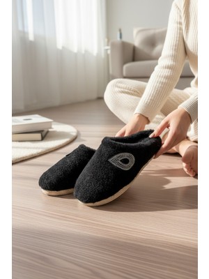 Moda Fırsat Ev Terliği Yünlü Kadın Terlik  Çeyiz Bohça Gelin Misafir Terliği