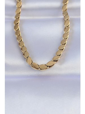 Prativas 316L Çelik Gold Renk Arpa Model Kolye – PRT3500EB01626