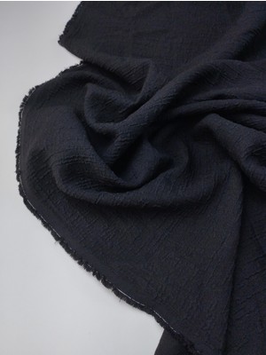 Kumaş Parça Siyah Renkte Dokuma Kumaş En: 140 cm