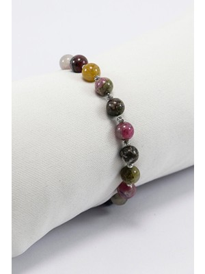 Biuti Turmalin Doğal Taşlı Lastikli Bileklik 8mm, Hediyelik Doğal Güzellikler