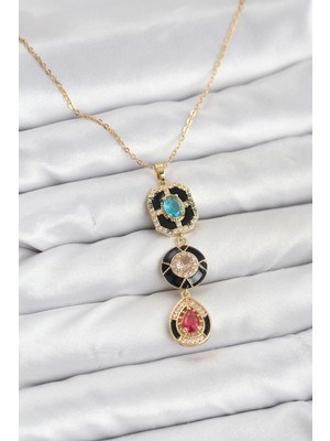 Prativas 316L Çelik Vintage Model Kadın Kolye – PRT3500EB09885