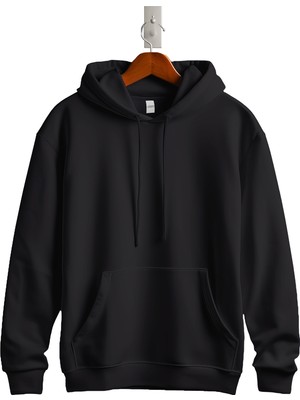 MGAX Unisex Regular Basic Kapşonlu Sweatshirt